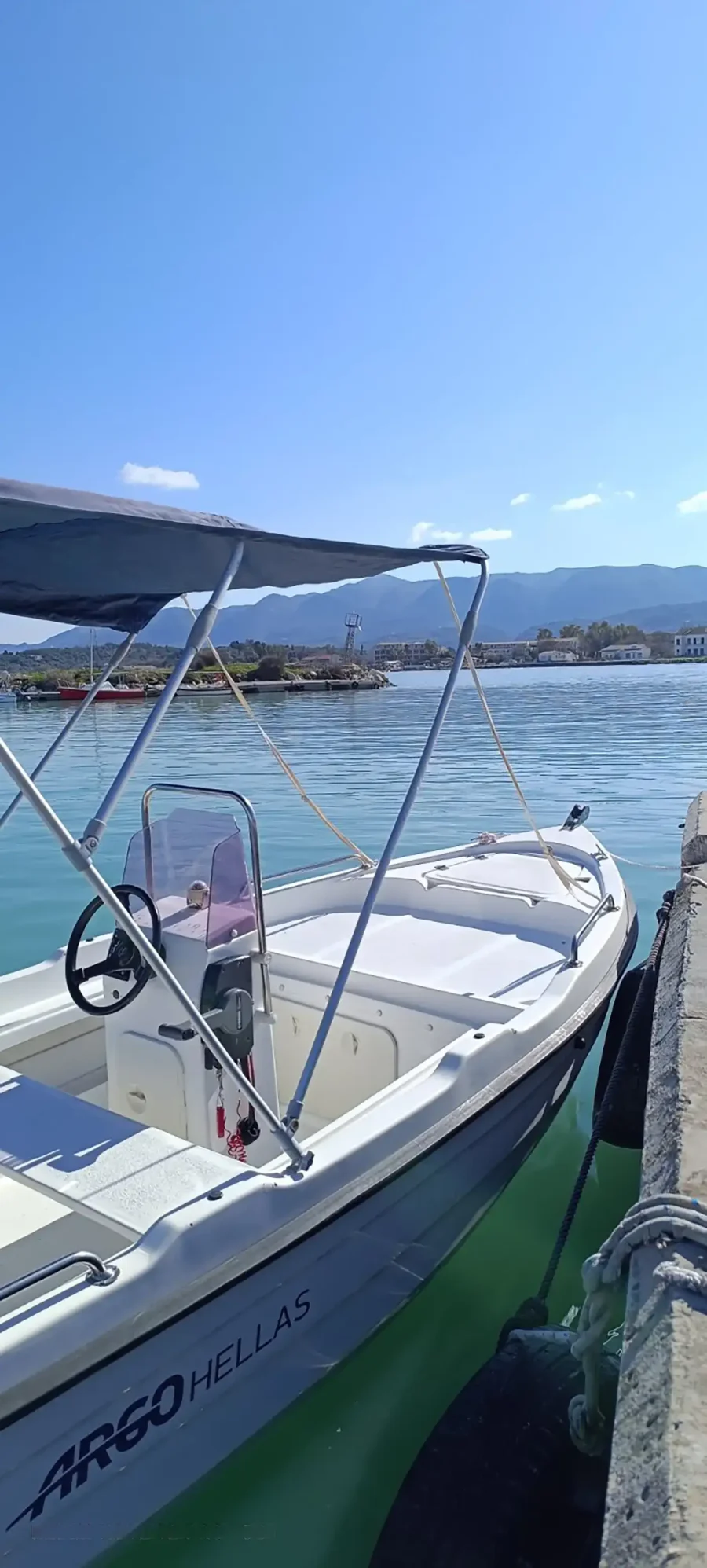 corfu seaquest rent a boat Poseidon 18