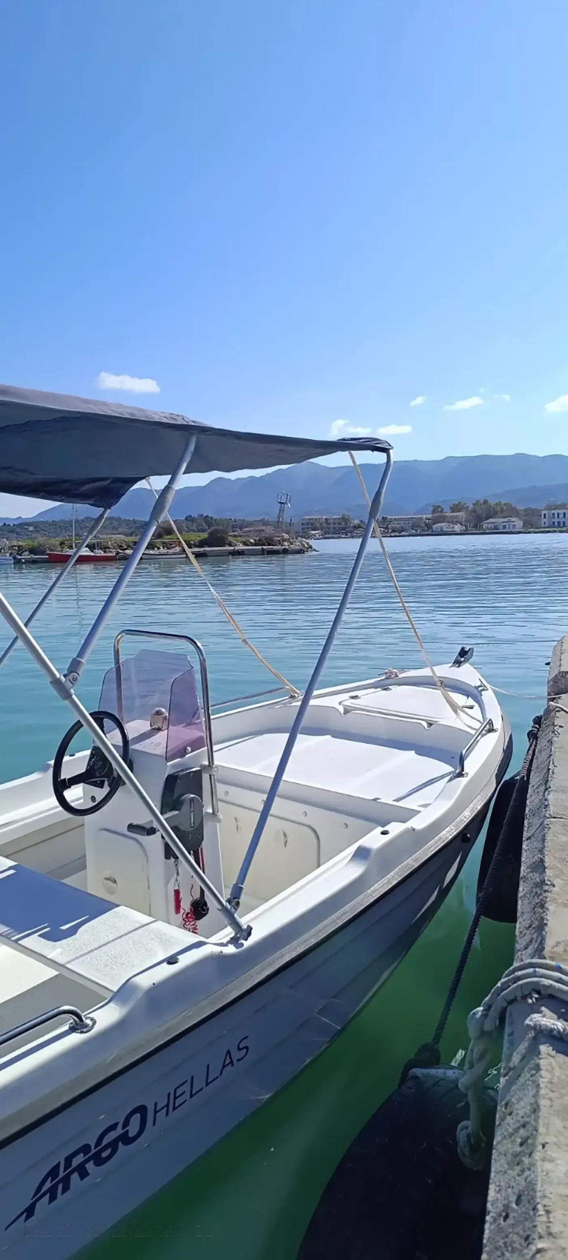 corfu seaquest rent a boat Poseidon 18