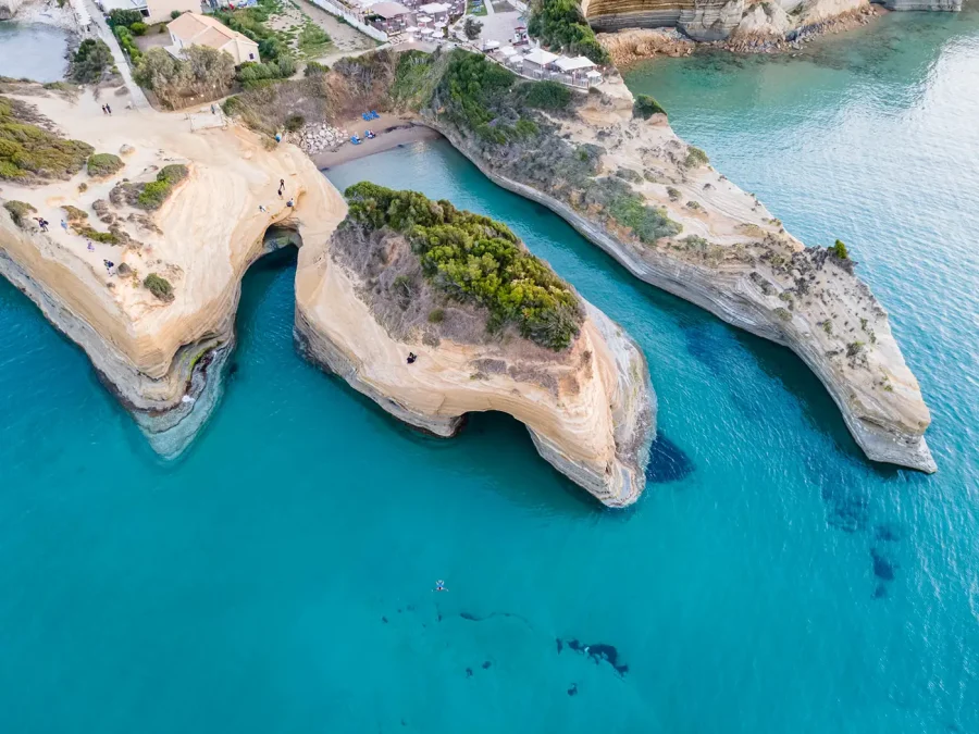 corfu private cruises canal d amour 5