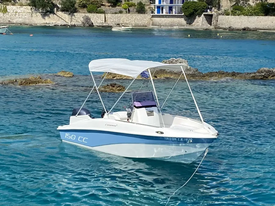 corfu seaquest rent a boat Compass 17