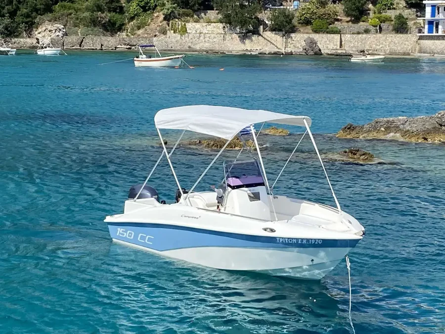corfu seaquest rent a boat Compass 2